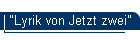 "Lyrik von Jetzt zwei"